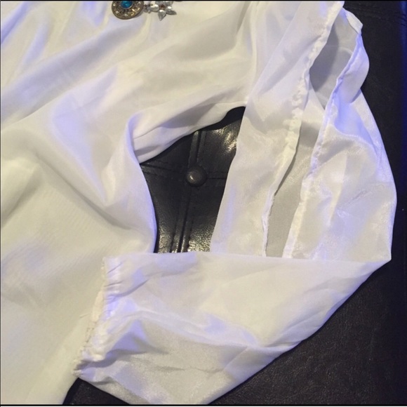 White open sleeve minidress - Picture 5 of 8